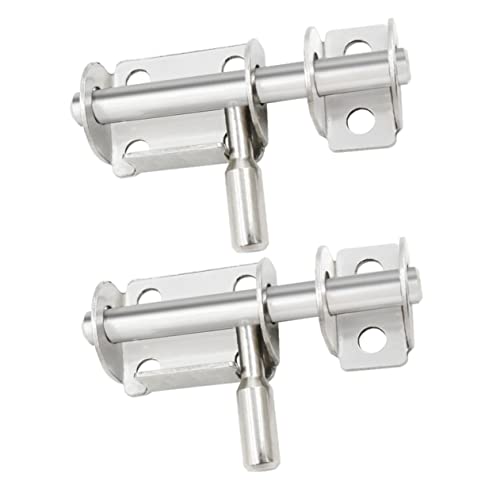 Vaguelly 2pièces Serrure De Porte Coulissante Loquet Antivol Robuste Et Résistant Facile à Installer Pour Portes Et Fenêtres