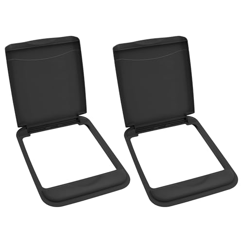 50 QT WASTE CONTAINER LID BLACK 2 Pack