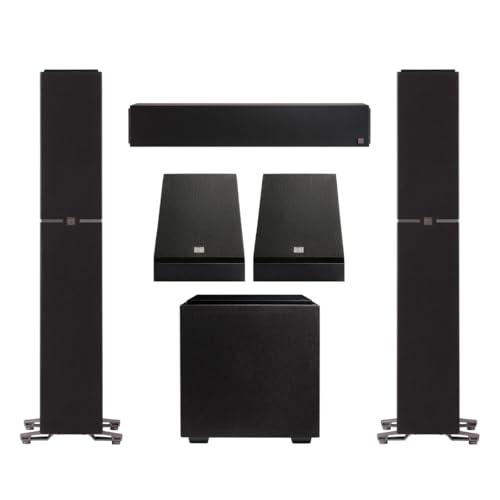 Definitive Technology Dymension 5.1 Channel Surround Sound System - Bundle with (2) DM40 Towers, (1) DM20 Center Channel, (2) DM95 Rear Speakers, and (1) DN8 Subwoofer