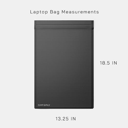 Bolsa de laptop Faday com bloqueio de sinal EDEC OffGrid privacidade para dispositivo móvel ou celul