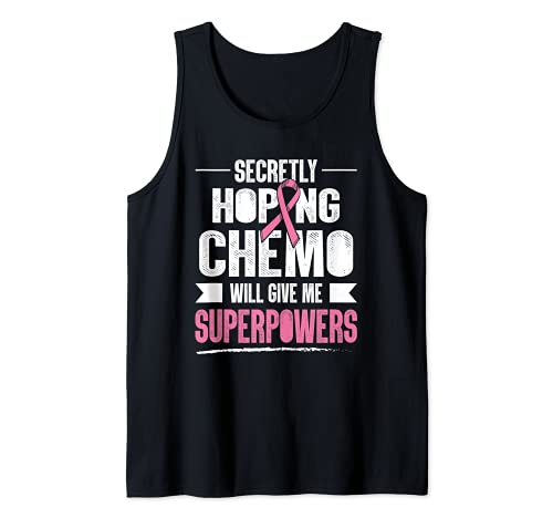Últimos regalos del cáncer de quimioterapia esperando quimio me da superpoderes Camiseta sin Mangas