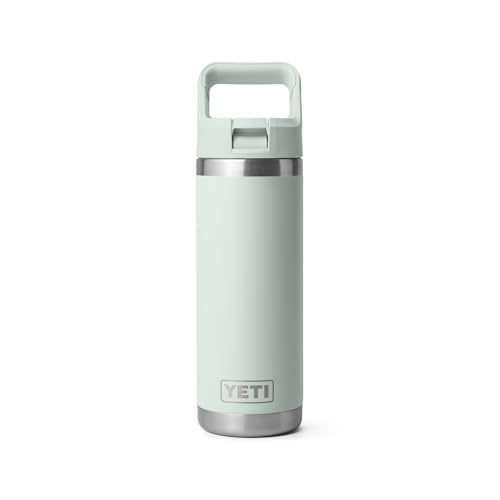 Image of YETI Rambler 18 oz Bottle, Vacuum Insulated, Stainless Steel with Color Matching Straw Cap, Ridgeline