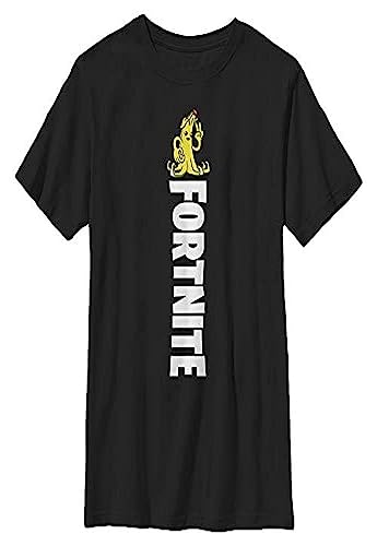 Fortnite Peely Peace Logo - Camiseta para niño, NEGRO, XL