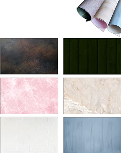 Print Master India Premium Food Photography Backdrops, Backdrops for Photography, Background for Photography Props for Food, Small Product Professional Photo Shoot (56x90cm, Pack of 3) (Autumn)