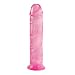 Big Dildo,8.5 in Pink Jelly Dildo with Suction Cup