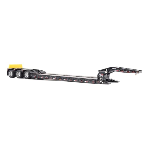 Replica trailer Trail King TK120 1:50 escala negra miniatura 7