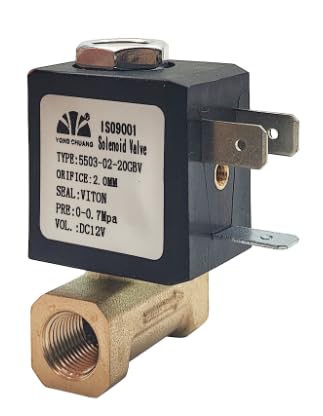 Électrovanne eau 12V étanche 7 bars en laiton pour appareils de stérilisation