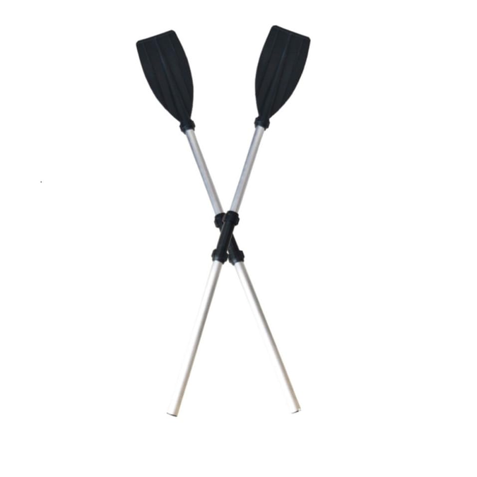SHINEOFI Double End Kayak Paddle Boat Oar Aluminum Alloy Lightweight 210cm Detachable with Oar Retainer and Drip Rings for Water Sports Equipment
