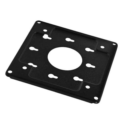 BESPORTBLE Soporte Montaje Pared para Mini PC Negro Soporte Metálico para Monitor PC Placa de Montaje Trasera Fácil Instalación y Ahorro de Espacio