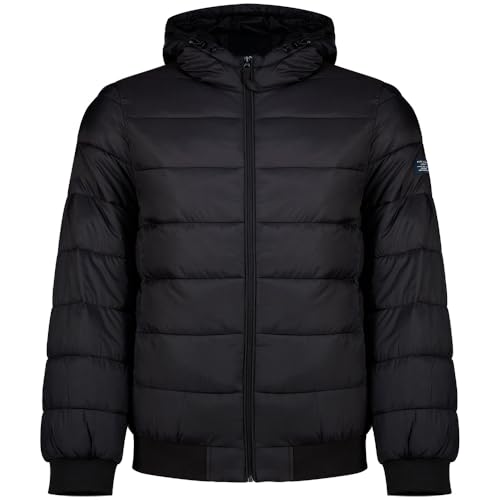 Pepe Jeans Puffer Hood Jacket Veste, Noir (Black), XL Homme