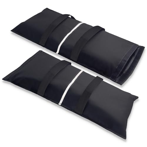Jorohiker Umbrella Base Weight Sand Bags 2 x 50 LBS Fillable Sand Bag for Umbrella Base Cantilever Patio Umbrella Trampoline Outdoor Garden Backyard Furniture (Without Filler)
