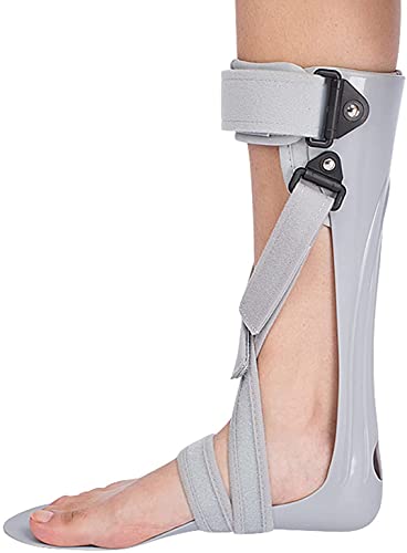 Tophacker Drop Foot Support Splint, Adjustable AFO Brace Ankle Foot Orthosis Support, for Treatment of Plantar Fasciitis Achilles Tendonitis and Drop Foot (Color : Right, Size : Small)
