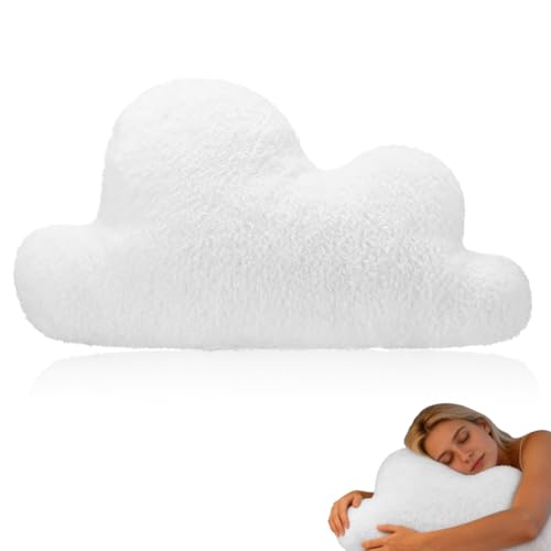 RANJIMA Coussin de sol, en forme de nuage, douillet, étoile, moelleux, en forme de nuage, en tissu, pour canapé, lit, chaise, décoration, cadeau pour filles...