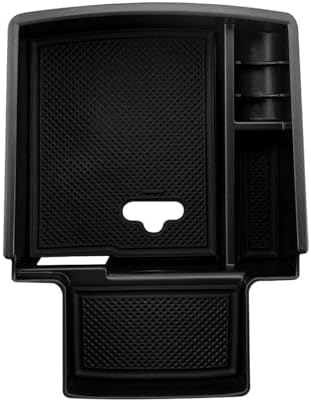 for Q5 for 8R 2010-2017 LHD Center Console Organizer Tray Phone Container Holder Accessories Armrest Storage Box image 4