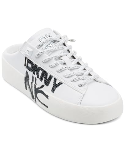 DKNY Women's Garren Everyday Lace Up Sneaker Mule