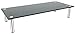 Produktbild RICOO FS7828-B TV Board Tisch-Aufsatz Glas Schwarz 78x28x10 cm Bildschirm-Erhöhung Hi-Fi Rack Regal Bildschirm-Ständer Podest