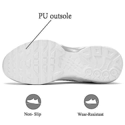 Image of Kapsen Men's Air Running Shoes Lightweight Breathable Walking Shoes Non Slip Fashion Sneakers Mesh Workout Casual Sports Shoes