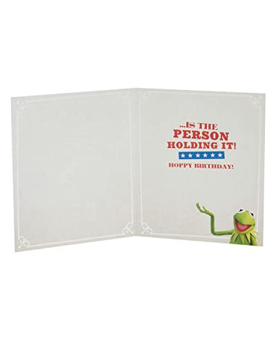 UK Greetings | Disney The Muppets Birthday Card For Him/Male/Friend | Happy Birthday Gifts | Him, Boys, Men | Kermit Design | With Envelope | 165 x 190 mm