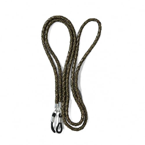 Image of GENIQUE Genuine Leather Glasses Strap, Eyeglass Chain,Eye Glasses holders around Neck, Sunglass Strap for Men