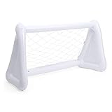 Fabricado en España BigBuy Outdoor S1410360 Porteria, Unisex-Adult, Blanco, Talla única