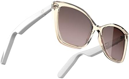 Lucyd - Bluetooth Audio Glasses - Women Smart Glasses w/UV Protection - Open Ear, Noise Canceling Wireless Mics, Quadrasonic Sound Speaker, Voice Assistants Compatible – Milennia