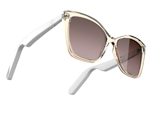 Lucyd - Bluetooth Audio Glasses - Women Smart Glasses W/Uv Protection - Open Ear, Noise Canceling Wireless Mics, Quadrasonic Sound Speaker, Voice Assistants Compatible – Milennia #TOP1