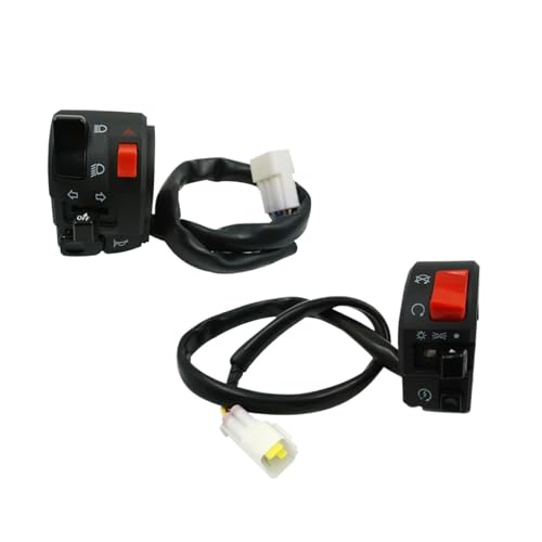 Feu antibrouillard électrique de moto et boutons de guidon pour réparer