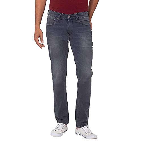 Image of Spykar Dark Tone Cotton Super Skinny Fit Mens Jeans (S211113-FSADWH-P)
