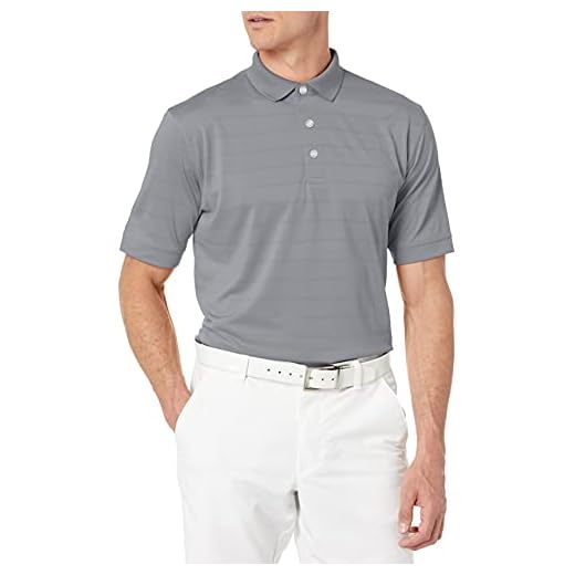 Callaway Men's Basic Short Sleeve Opti-Vent Open Mesh Polo Golf Shirt, Quiet Shade , Large