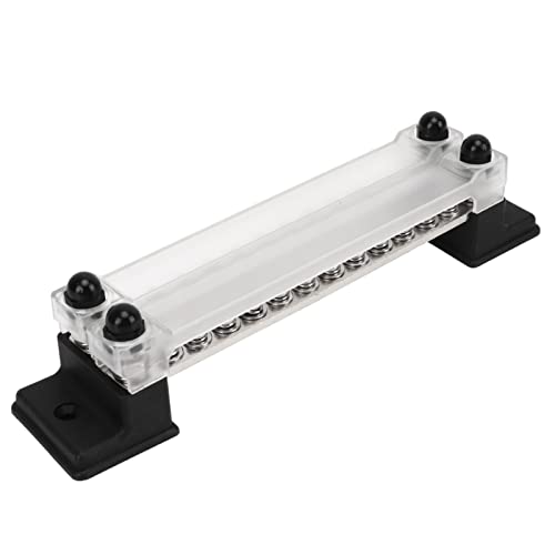 24 Terminal Bus Bars, Good Conductivity Professional Stable 150A Power Distribution Block For Truck For Boat For Rv(Without Base) #TOP1