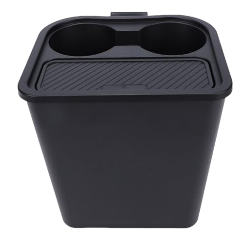 Contenedor de basura automático con tapa abatible y doble portavasos para Maverick
