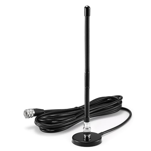 Antenne CB 27 MHz Radioddity CB515 base magnétique pour radio CB-606 et CB-500