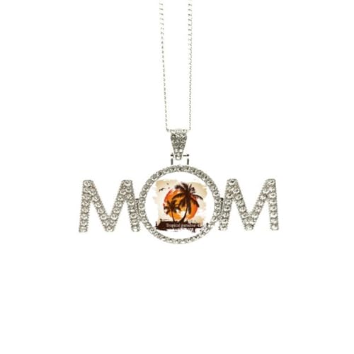 Collier arbre de coco bijou d'anniversaire élégant à offrir pour gâter une grand-mère
