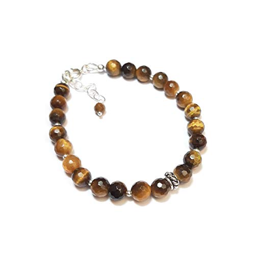 Bracelet en œil de tigre et argent 925 le cadeau idéal pour marquer les esprits