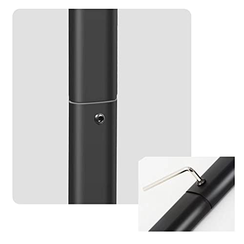 Displaysworker Adjustable Heavy Duty Pedestal Sign Holder Floor Stand, Acrylic Sign Stand Poster Stand , Standing Floor For 8.5 X 11 Inch,Vertical/Horizontal View,Black (Black, Acrylic Frame 8.5-X-11-Inch) #TOP4