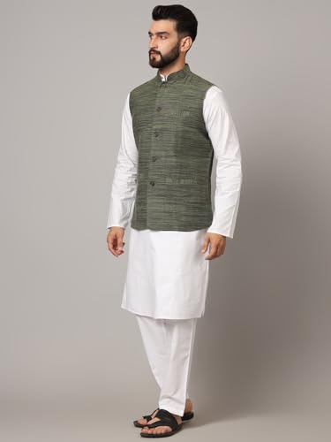 Image of LATEST CHIKAN Men's Nehru Jacket /Waistcoat Sophisticated Ethnic Wear