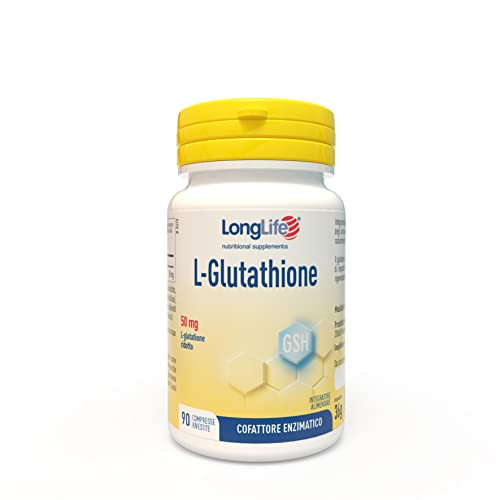 LongLife® L-Glutathione 50mg | L glutatione...