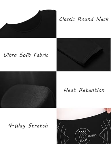 Plus Size Thermal Underwear for Women Lightweight Long Johns Base Layer Set - image 5