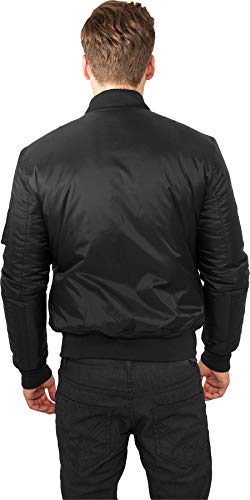 Urban Classics Basic Bomber Jacket Homme, Noir (7), M - Image 6