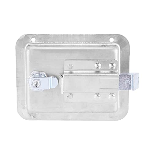 Hausdec Hardware 2 Pack Stainless Steel Paddle Latch With Lock & Key - Flush Single Point Handle For Door Trailer RV - Image 3