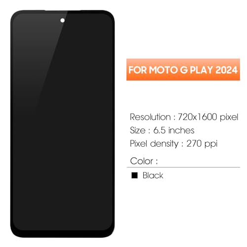 Image of AGCUT for Moto G Play 2024 Screen Replacement for Display Moto G Play 2024 LCD XT2413-1 XT2413-2 LCD Digitizer Touch Screen Assembly Repair Parts