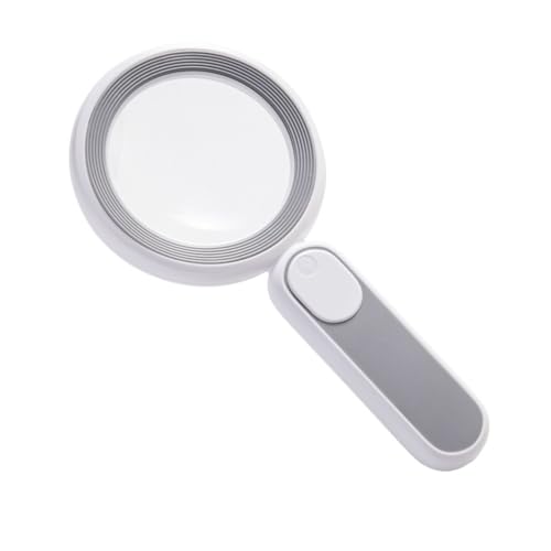 Loupe à main éclairée pour personnes âgées et inspection de bijoux