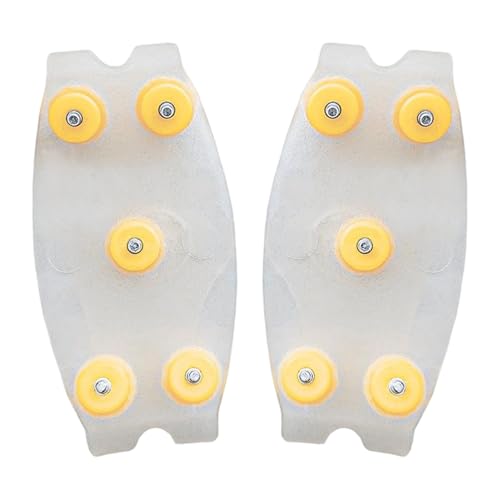 Frostspikar – greppskydd för kallt väder | halkfria skotillbehör med flexibla stretchband och lätt konstruktion för löpning, klättring, vandring och isytor