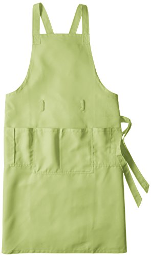 (カゼン)KAZEN 胸当てエプロン AMZ-APK494 AMZ-APK494 78 オリーブ(APK494-78) L