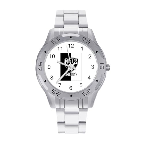 ブルックリン・ネッツ 腕時計 おしゃれ メンズ ションウォッチ 薄型 軽量 数字 大きな文字盤 見やすい ファッション 人気 クォーツ時計 調節可能 カジュアル ビジネス 通勤 通学 日常 記念日 誕生日 紳士 父の日 彼氏 プレゼント