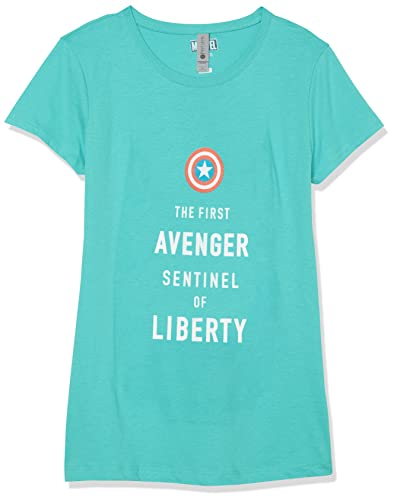 T-shirt fille Marvel bleu tahi pour le collège et le sport XL