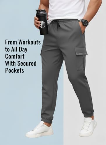 Image of ENDEAVOUR WEAR Men's Track Pants|Cargo Pants|Cargo Jogger Stretchable Sports Gym Running Pants |Casual Loungewear