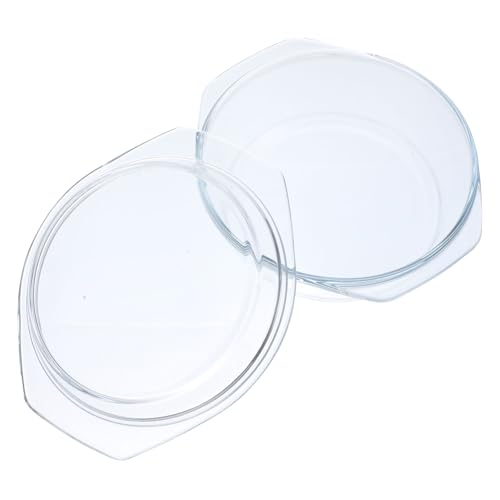 VALICLUD Glas Auflaufform mit Deckel und Griffen