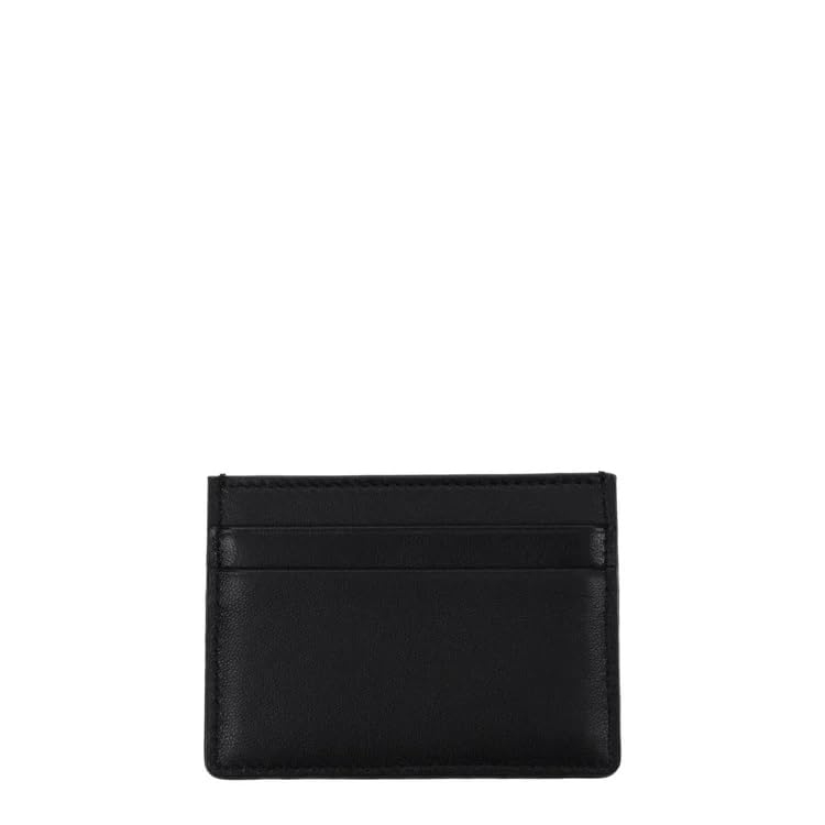 Valentino Garavani Men's Black Leather Credit Card Holder with Gift Box2