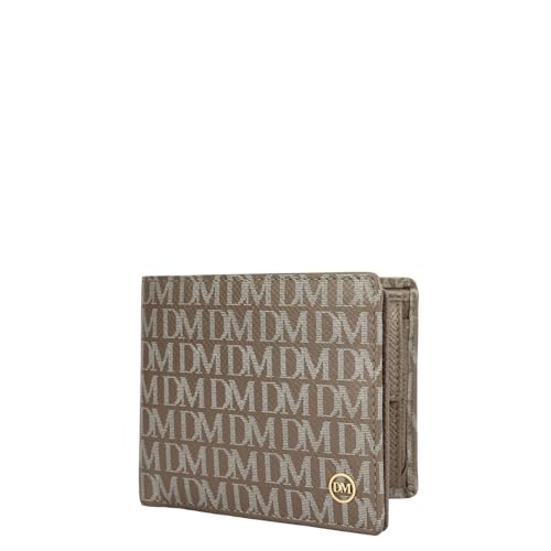 Image of Da Milano RFID Protected Leather Wallet for Men with Card Slot - Grey (10176C)